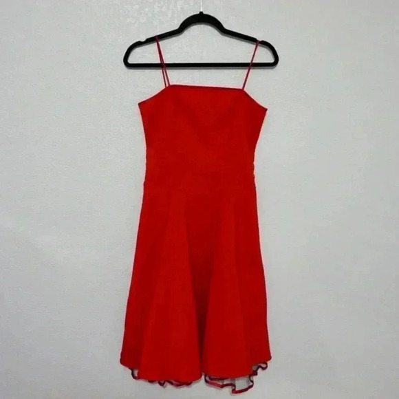 B Darlin Dresses & Skirts - B. Darlin Red Spaghetti Strap Fit & Flare Dress